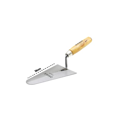 Çelik Sıva Mala 18 cm Ahşap Saplı