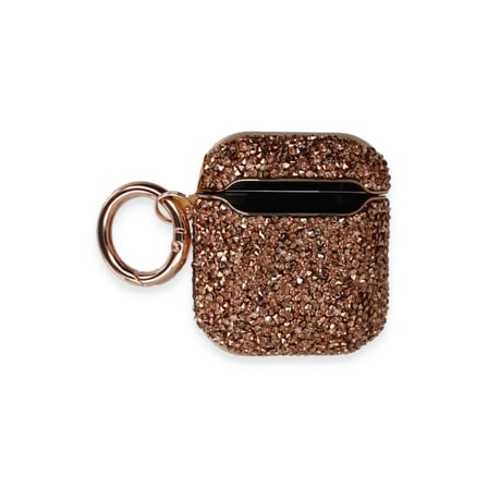 Kulaklık Aksesuarları Airpods 2 (2.nesil) Mira Taşlı Kılıf Rose Gold