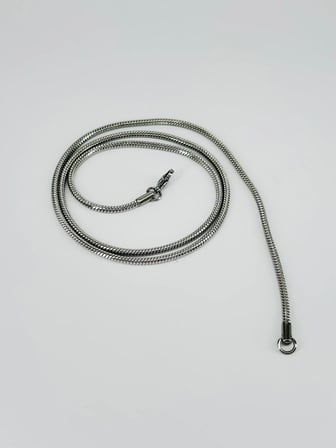 Rodyum Çelik Erkek Kolye 60 Cm - Ekl0022