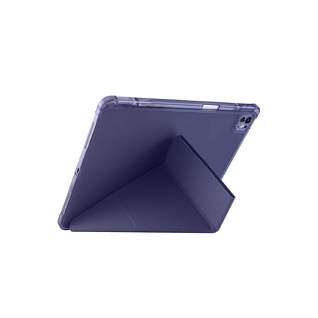 Apple İpad Air 13 (2024) Kılıf Kalemlikli Mars Tablet Kılıfı - Lacivert