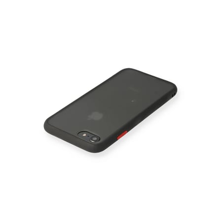 iPhone 7 Kılıf Montreal Silikon Kapak - Siyah