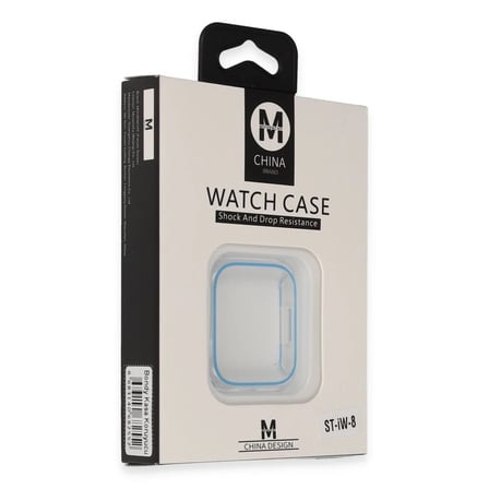Movenchy Apple Watch 45mm Bondy Kasa Koruyucu - Mavi