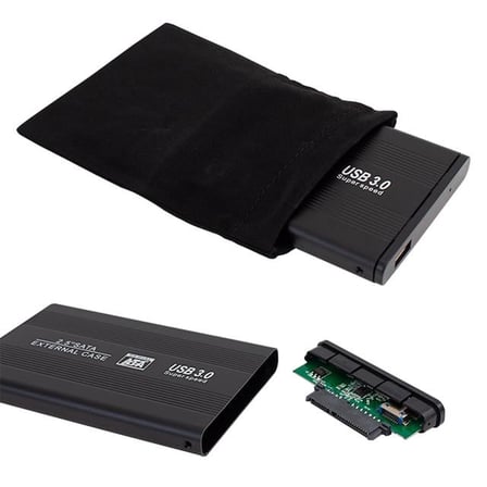 PM-13948 Siyah 2.5’’ USB 3.0 Sata HDD Destekli Taşınabilir Harddisk Kutusu