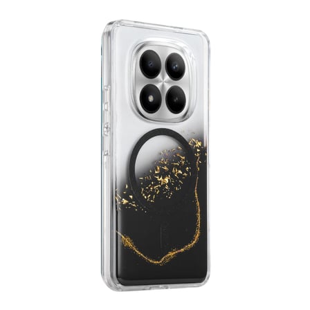 Onegif Xiaomi Redmi Note 15 Pro 5g Lotus Simli Magsafe Kapak - Siyah
