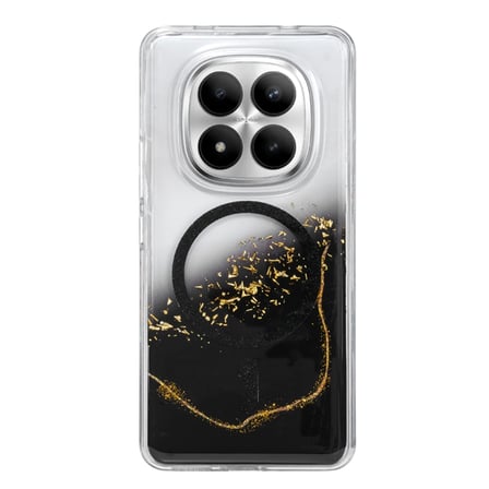 Onegif Xiaomi Redmi Note 15 Pro 5g Lotus Simli Magsafe Kapak - Siyah