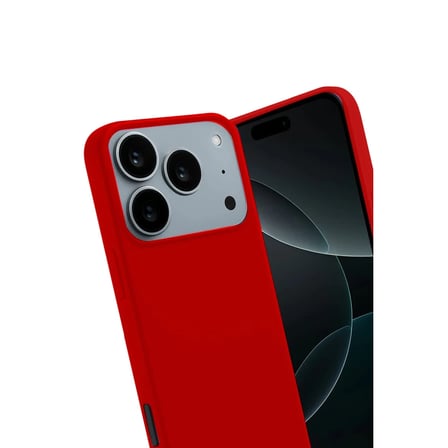 Apple iPhone 17 Pro Max First Silikon - Kırmızı