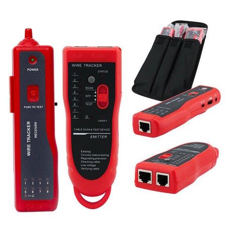 PM-16250 Lüks Çantalı Kablo Bulucu ve Test Cihazı PM-16250