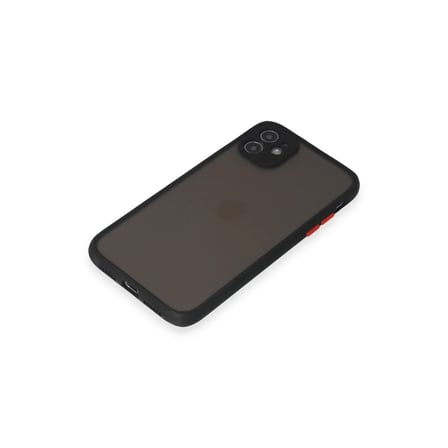 iPhone 11 Kılıf Montreal Silikon Kapak - Siyah