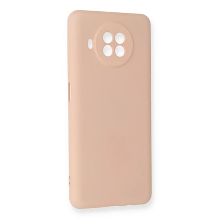 Mi 10T Lite Kılıf Nano içi Kadife Silikon - Pudra