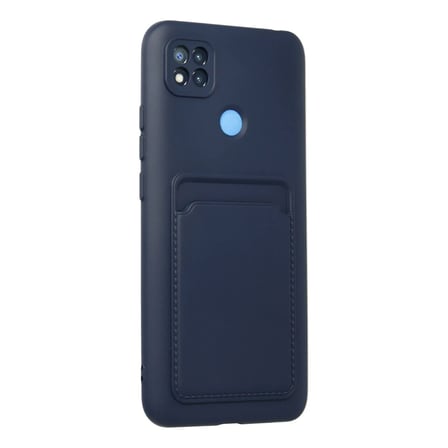 Xiaomi Redmi 9C Kılıf Kelvin Kartvizitli Silikon - Lacivert