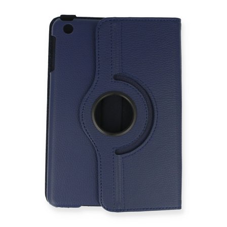 Apple İpad Mini 1 Kılıf 360 Tablet Deri Kılıf - Lacivert