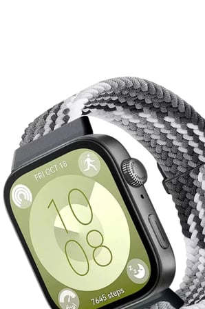 Huawei Fit 4 Star Kordon - Gri-Siyah
