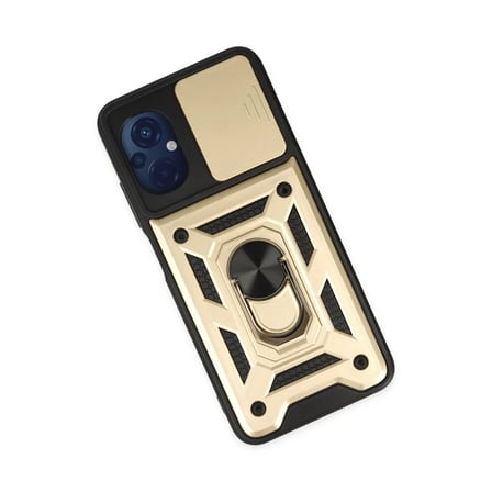 Poco M5 Kılıf Pars Lens Yüzüklü Silikon -