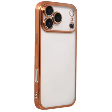 iPhone 17 Pro Max Razer Lensli Silikon - Turuncu
