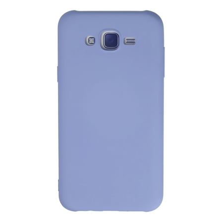 Samsung Galaxy J7 Kılıf Nano içi Kadife Silikon - Lila