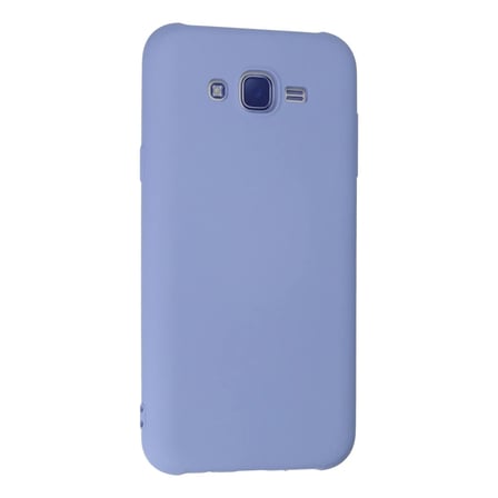 Samsung Galaxy J7 Kılıf Nano içi Kadife Silikon - Lila