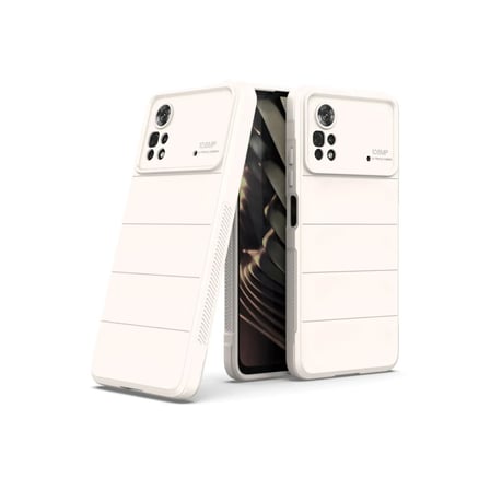 Xiaomi Poco X4 Pro 5G Kılıf Optimum Silikon - Krem