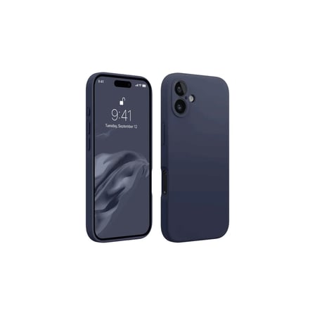 iPhone 16 Plus Kılıf First Silikon - Lacivert