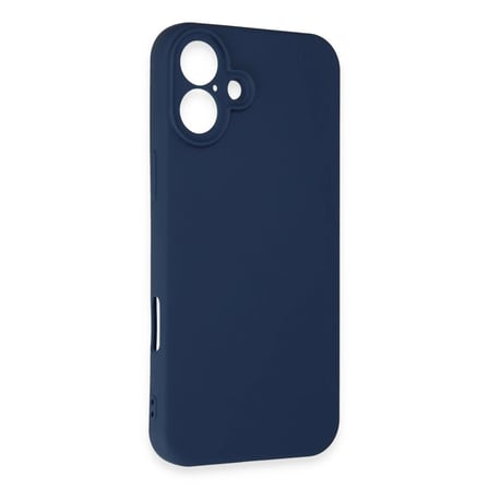 iPhone 16 Plus Kılıf First Silikon - Lacivert