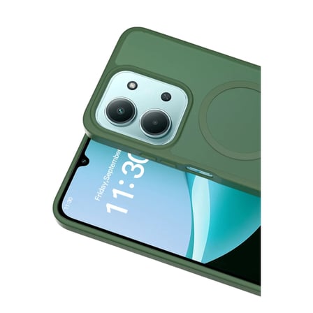 Joko Redmi 15C 4G Jota Magsafe Kapak - Koyu Yeşil