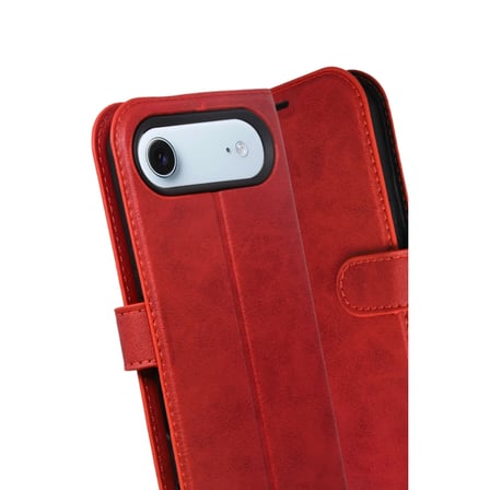 Apple iPhone 17 Air Trend S Plus Kapaklı Kılıf - Kırmızı