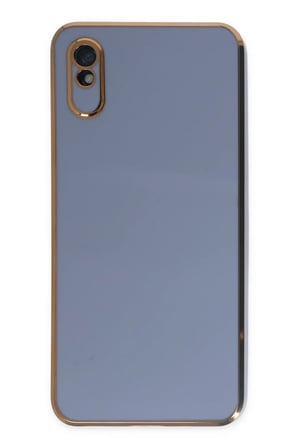 Xiaomi Redmi 9A Kılıf Volet Silikon - Mavi