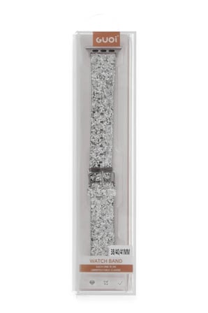Apple Watch 42mm Starry Taşlı Kordon - Gümüş