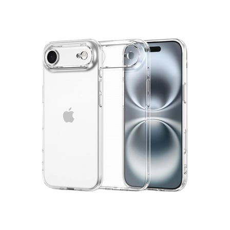 iPhone 17 Air Lüx Şeffaf Silikon - Şeffaf