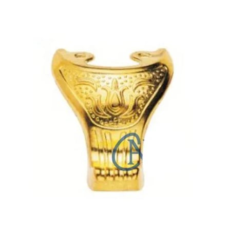 Mobilya Makasları Pati Sandık Ayağı, Kutu Ayak 4,5 cm Sarı, 1 Adet