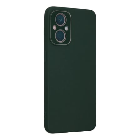 Oppo Reno 7 Lite Kılıf Lansman Glass Kapak - Koyu Yeşil