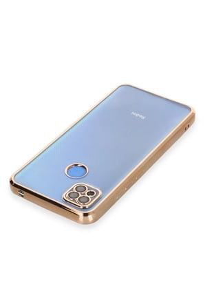 Xiaomi Redmi 9C Kılıf Razer Lensli Silikon - Gold