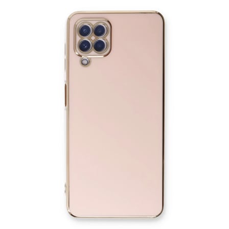 Samsung Galaxy A22 Kılıf Volet Silikon - Pembe