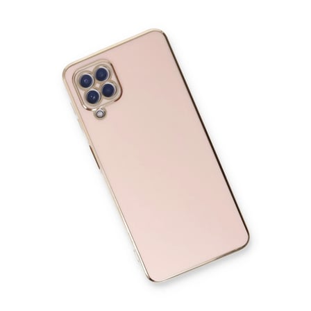 Samsung Galaxy A22 Kılıf Volet Silikon - Pembe