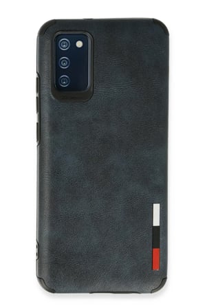 Samsung Galaxy A02S Kılıf Loop Deri Silikon - Lacivert