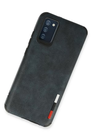 Samsung Galaxy A02S Kılıf Loop Deri Silikon - Lacivert