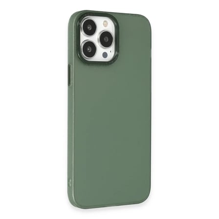 Apple iPhone 14 Pro Kılıf Modos Metal Kapak - Koyu Yeşil