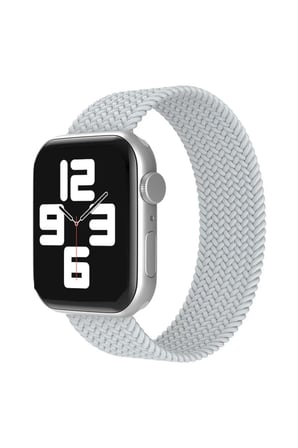 Apple Watch 38mm Ayarlı Solo Silikon Kordon - Beyaz