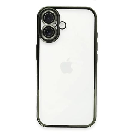 Apple iPhone 16 Plus Kılıf Razer Lensli Silikon - Yeşil