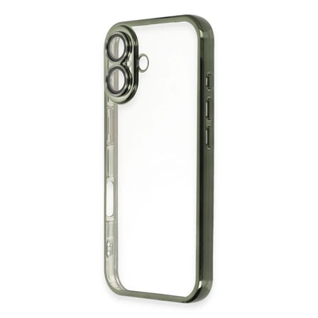 Apple iPhone 16 Plus Kılıf Razer Lensli Silikon - Yeşil