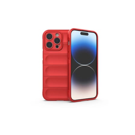 Apple iPhone 16 Pro Kılıf Optimum Silikon - Kırmızı
