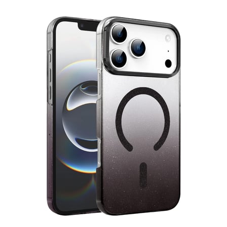 iPhone 17 Pro Glossy Magsafe Kapak - Siyah
