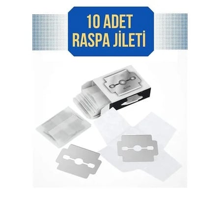 Izzy 10 Adet Ayak Taban Nasır Yedek Jileti