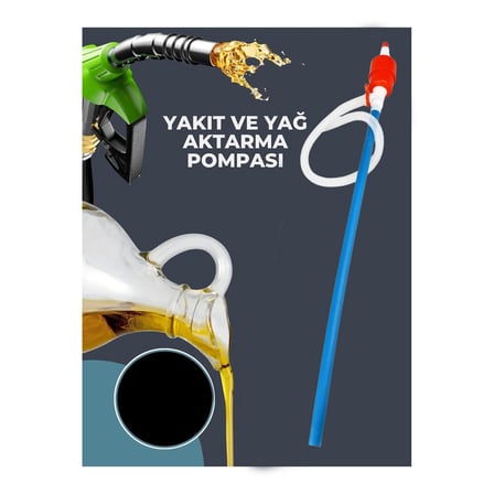 Büyük Boy Plastik Mazot ve Su Pompası
