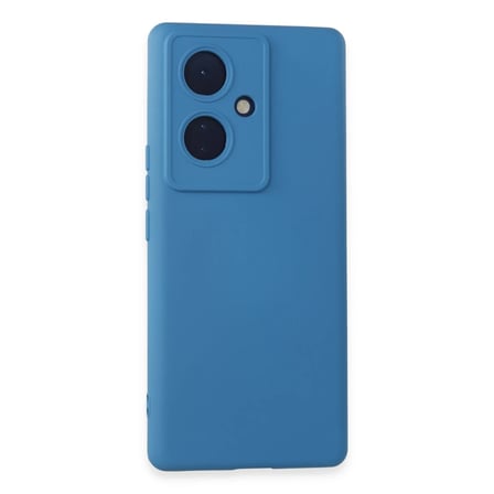 Vivo V29 Lite Kılıf Nano içi Kadife Silikon - Mavi