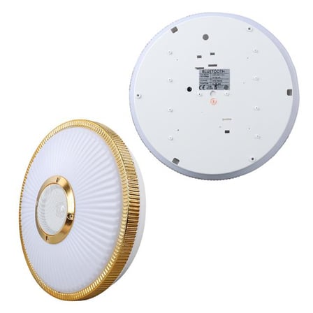 PM-27332 Beyaz 34*8.5 Cm 24 Watt Bluetooth Hoparlörlü Tavan Aydınlatma (AL-BL300) Tornavida Hediyeli