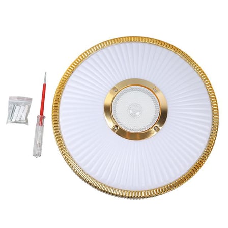 PM-27332 Beyaz 34*8.5 Cm 24 Watt Bluetooth Hoparlörlü Tavan Aydınlatma (AL-BL300) Tornavida Hediyeli