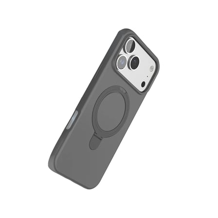 Apple iPhone 17 Pro Max Regal Magsafe Standlı Kapak - Titan Gri