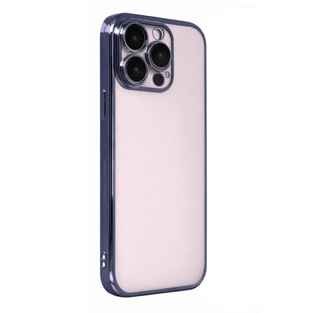 Apple iPhone 15 Pro Max Razer Lensli Silikon - Lacivert