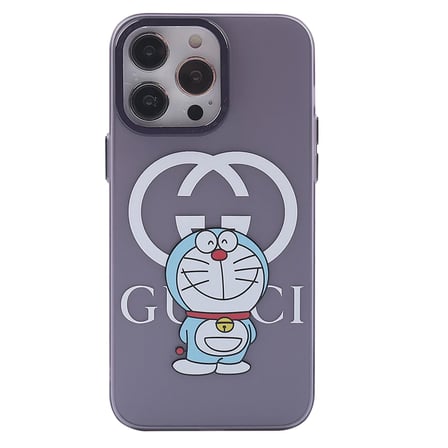 iPhone 14 Pro Kılıf Prada Desenli Kapak - Prada Mor - 3