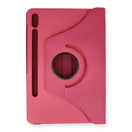Samsung Galaxy T870 Tab S7 11 Kılıf 360 Tablet Deri Kılıf - Pembe
